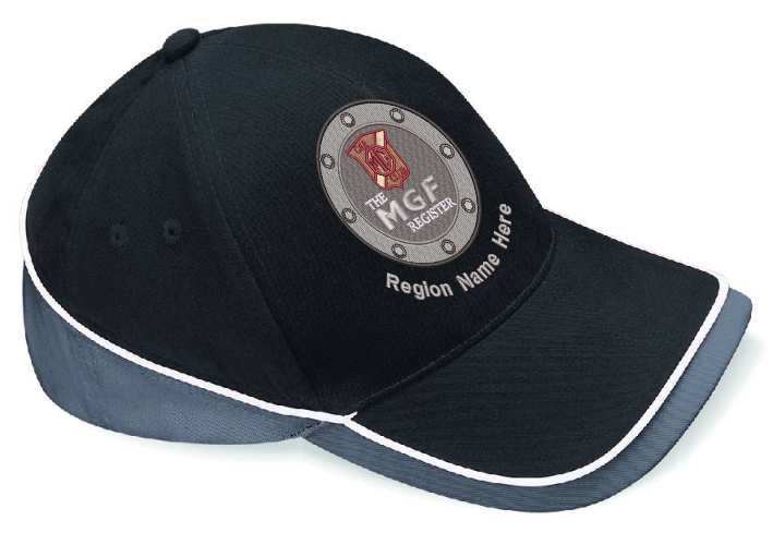 Cotton Team Contrast Baseball Cap with logo; Enter/Choose your region name togo below the logo at checkout.