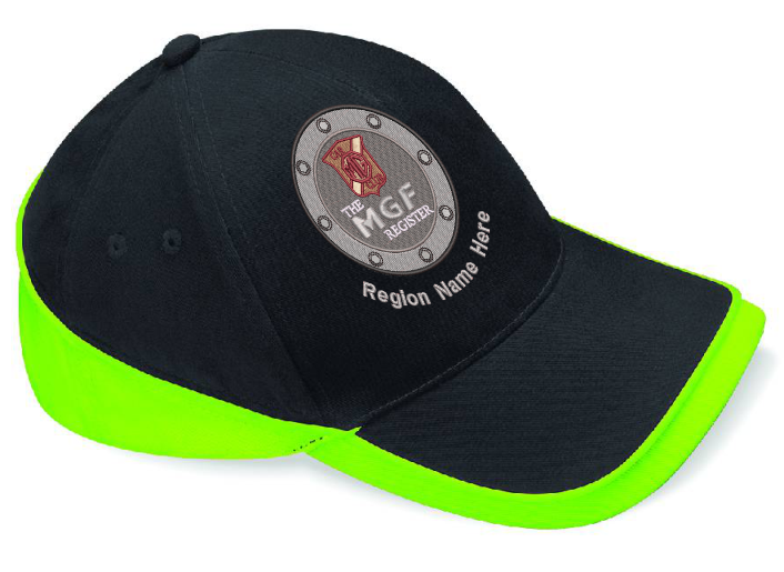 Cotton Team Contrast Baseball Cap with logo; Enter/Choose your region name togo below the logo at checkout.