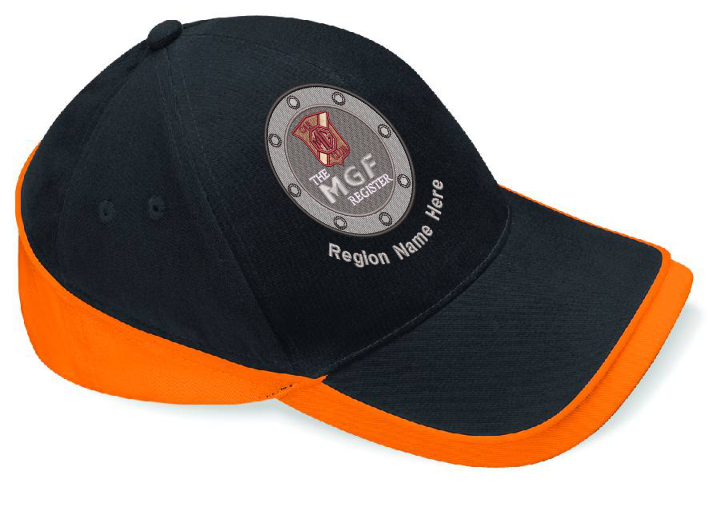 Cotton Team Contrast Baseball Cap with logo; Enter/Choose your region name togo below the logo at checkout.
