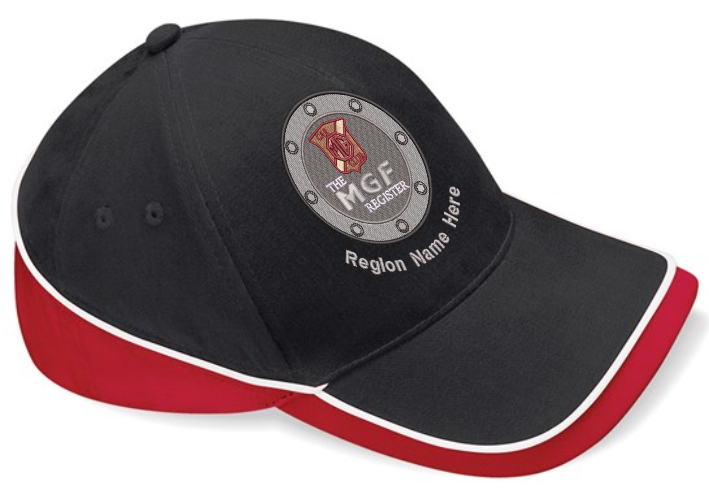 Cotton Team Contrast Baseball Cap with logo; Enter/Choose your region name togo below the logo at checkout.